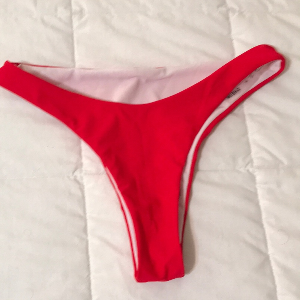 Red bikin bottoms